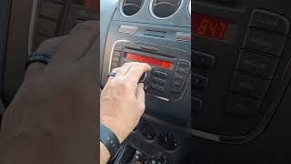 How to set date and time on a ford radio cd player