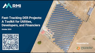 Webinar – Fast-Tracking DER Projects: A Toolkit for Utilities, Developers, and Financiers