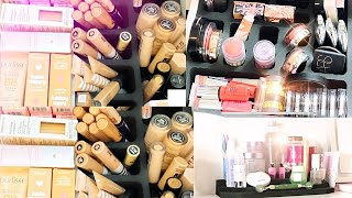 Ways to store makeup & beauty products / organizing declutter with polar whale !