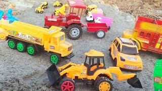 gadi wala cartoon | toy helicopter wala video | train jcb dumper jeep tractor 280 dollar investment