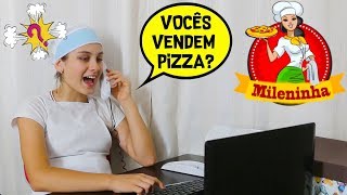 PERGUNTA IDIOTA 😂 54 - É DA PIZZARIA? Mileninha