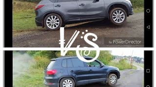 CX-5 vs Tiguan. Диагоналка. Сравнение