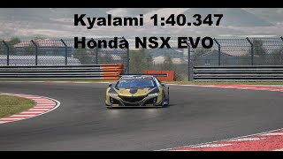 Assetto Corsa Competizione - Honda NSX EVO Kyalami Hotlap 1:40.347 + setup