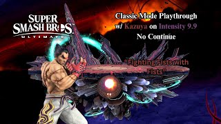 Super Smash Bros. Ultimate | Classic Mode w/ Kazuya on Intensity 9.9 (No Continue)