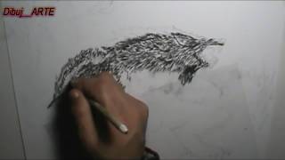 Dibujando Un Hombre Lobo Parte 1 - (How To Draw Lican) Dibuj__ARTE