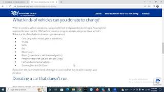 Donate Car to Charity California