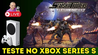 STARSHIP TROOPERS: Extermination - Teste no XBOX SERIES S [AO VIVO]