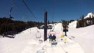 Snowboarding at Mt. Hood Meadows for Ski to Defeat ALS