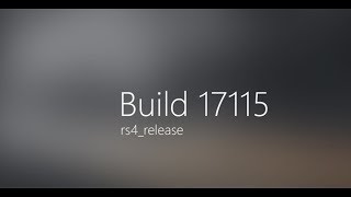 Installing Windows 10 Insider Preview Build 17115.1 Redstone 4 (Version 1803)