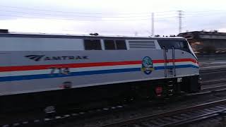 Amtrak - General Electric P32AC-DM #714 passing through Tarrytown