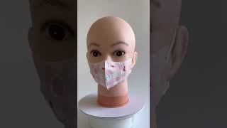 Strawberry kids 3D face mask