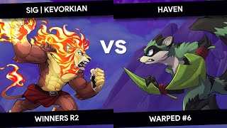 Warped #6 - Rivals - Kevorkian vs Haven - Winners Round 2