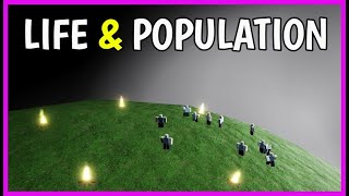 How to get LIFE and POPULATION in PLANET FORGE Roblox