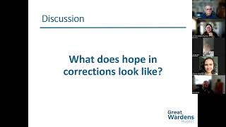 Building Great Wardens: Finding Hope in Corrections