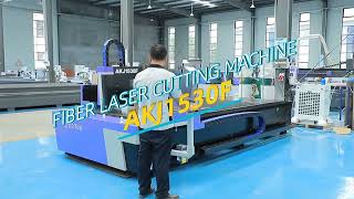 AccTek new design 1530 fiber laser cutting machine 1000w 1500w cutting butterfly on stainless steel