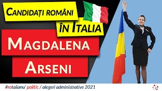 Candidați români în Italia: Magdalena Arseni - Bologna