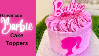 Handmade Barbie Cake toppers at home / how to make Barbie Cake toppers /Flour n Sugar