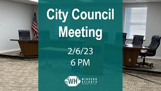 2.6.23 Regular Council Meeting