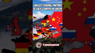 Largest trading partner of each European country