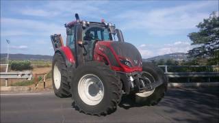 Pulizia fiume con Valtra 2016 John Deere 650M Massey Ferguson 6480 Deutz Fahr 6604 Liebherr 914