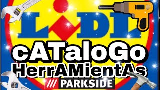 catalogo herramientas Lidl Parkside a partir del 3 de julio