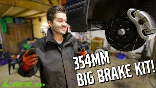 2JZ Volvo L-M-R 354mm Big Brake Kit Install