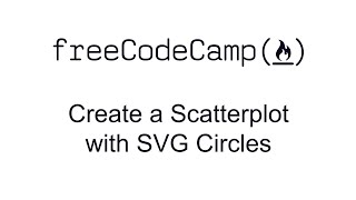 Create a Scatterplot with SVG Circles - Data Visualization with D3 - Free Code Camp