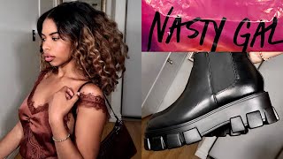 NASTY GAL TRY ON HAUL | FALL/WINTER *ESSENTIALS*