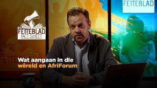 | FEITEBLAD | Wat aangaan in die werêld en AfriForum