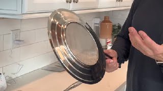 Stainless Steel Splatter Screen for Frying Pan, Keep your Kitchen Clean! REVIEW, Easy to Clean