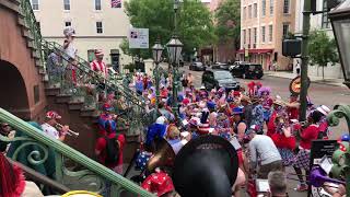 USA marching band live in Charleston, South Carolina