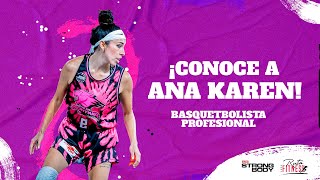 ¡Una gran basquetbolista profesional! Ana Karen Hoops.