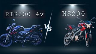 TVS Apache 200 4v Bs6 VS Bajaj Pulsar NS200 Bs6 | 2021 | SC Moto