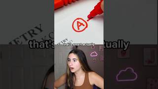 omg she's changing her GRADES?? 😱 (5 min crafts) #shorts #girls