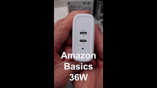 Amazon Basics 36W USB C Power Adapter