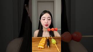 Lần đầu ăn thử Tang Hulu của Hàn 🍡 #mukbang #mukbangvietnamese