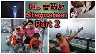 KL Tower Sky Deck, Sky Box & Observation + Mini Zoo | KL Staycation Pt2 [Vlog] EvilaineKhoo