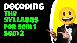 Decoding the syllabus Best method to study for exam