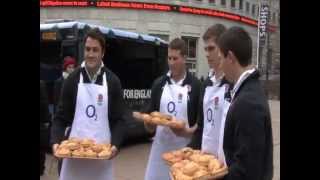 Exclusive: England & O2 free pie handout