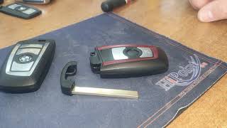 How to replace Bmw key battery on BMW KEYLESS keys.