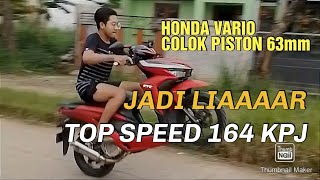 Honda Vario 150 Top Speed Tembus 164 KPJ