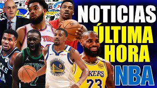 MALAS NOTICIAS en Warriors 🚨💣 El RETIRO de Lebron 🔥 Jaylen 🤯 Knicks💥 Howard🤔 Silver😡 ULTIMA HORA NBA