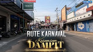 BERIKUT ADALAH RUTE YANG AKAN DILEWATI KARNAVAL KESEMSEM DAMPIT