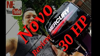 MOTOR MERCURY 30 HP NOVO ((REVIEW)) NF Nei Franco 🎣