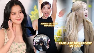 Fans are disappointed in Rosé, Jennie gaining Praised + actor Lee jung ha, Jisoo Return to Korea