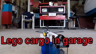 Lego City: Cargo Train in garage