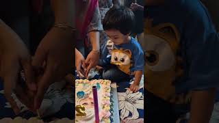 Aayushi's 2nd birthday celebration #family #friends #funnyvideo #shorts