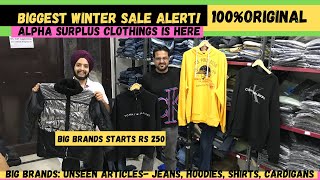 100% Original clothes n shoes | Branded clothes in cheap price in delhi Export surplus Alpha Surplus