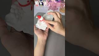 Trang trí người tuyết bằng đất sét 🤩| Bò Cutie #diy #handmade #shorts