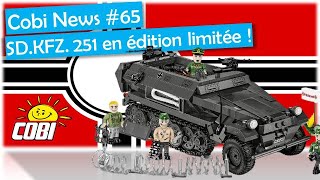 COBI NEWS 2021 #65 : Nouveau Half-track allemand en édition limitée ! (Compatible Lego WW2)